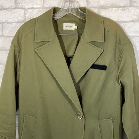 Bonnie Alex army green long jacket size 66 - Picture 2 of 14